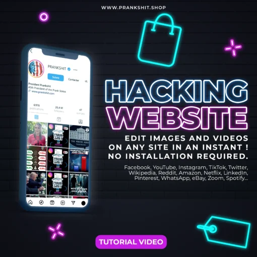 hack a website easily tutorial prankshit