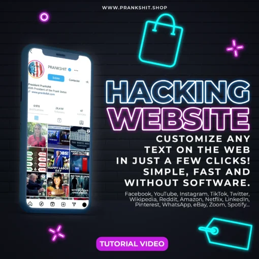 hack a website easily tutorial prankshit